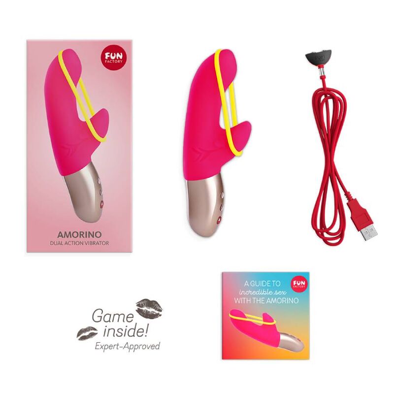 FUN FACTORY - AMORINO ROSE/JAUNE FLUO - Sensualia