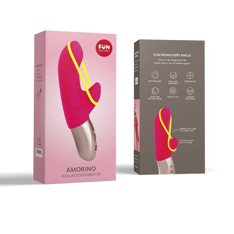 FUN FACTORY - AMORINO ROSE/JAUNE FLUO - Sensualia