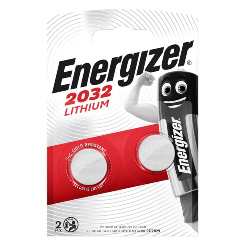 ENERGIZER - PILE BOUTON LITHIUM CR2032 3V 2 UNIT? - Sensualia