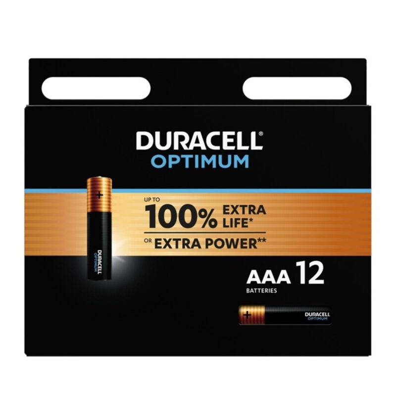 DURACELL - PILE ALCALINE OPTIMUM 200 AAA LR03 12 UNIT? - Sensualia