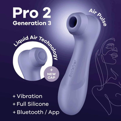 SATISFYER PRO 2 GENERACIÓN 3 - NEGRO BLUETOOTH &  APP