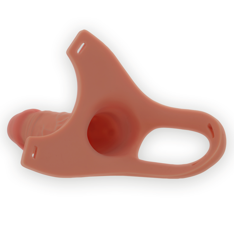 INTENSE - HARNAIS CREUX AVEC GODE EN SILICONE 16 X 3,5 CM - Sensualia