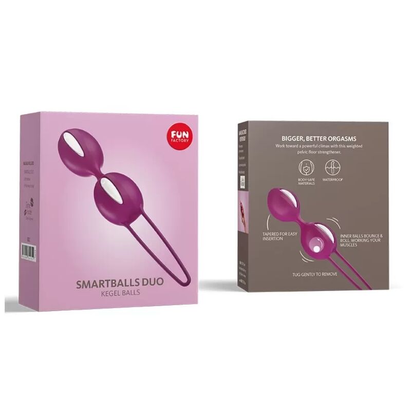 FUN FACTORY - SMARTBALLS DUO BLANC/RAISIN - Sensualia
