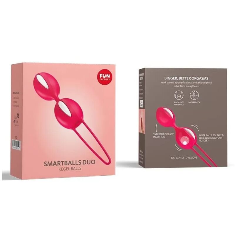FUN FACTORY - SMARTBALLS DUO BLANC/INDE ROUGE - Sensualia
