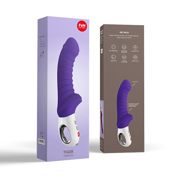 FUN FACTORY - VIBRATEUR TIGER G5 VIOLET - Sensualia