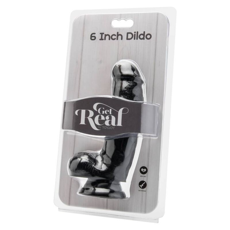 GET REAL - GODE 12 CM AVEC BOULES NOIRES - Sensualia