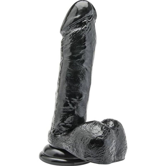 GET REAL - GODE 18 CM AVEC BOULES NOIR - Sensualia