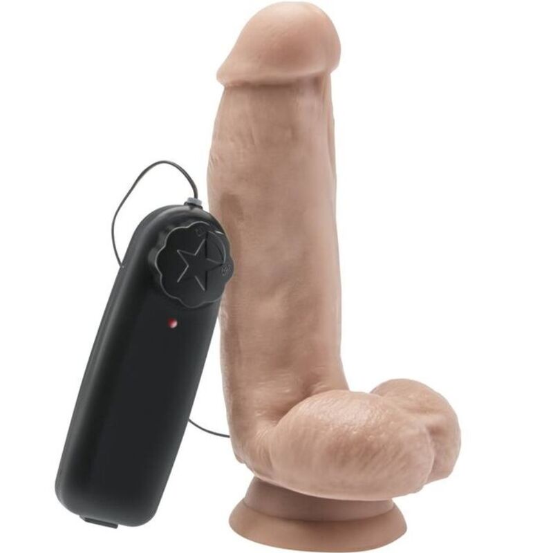 GET REAL - GODE 12 CM AVEC BILLES VIBRATEUR SKIN - Sensualia