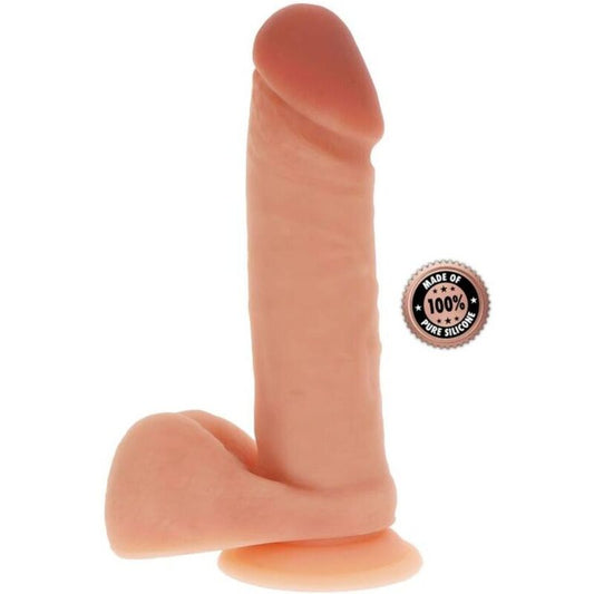 GET REAL - GODE EN SILICONE 20,5 CM AVEC BALLES PEAU - Sensualia