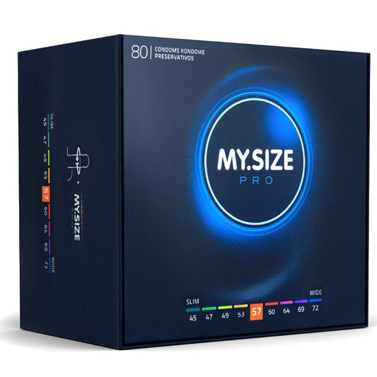 MY SIZE - PRO PRÉSERVATIFS 57 MM 80 UNITÉS - Sensualia