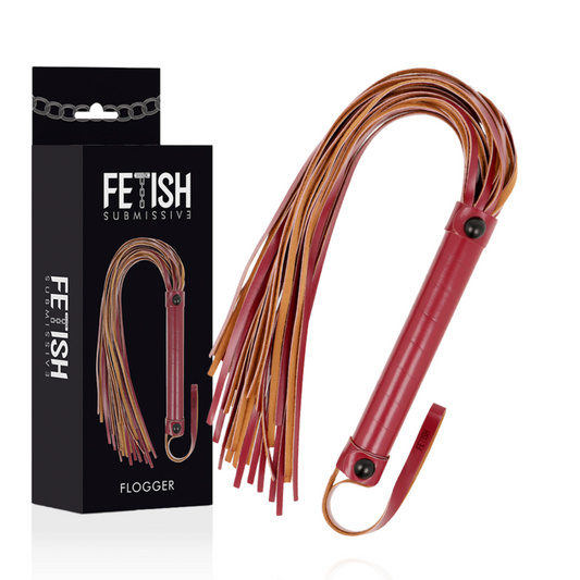 FETISH SUBMISSIVE DARK ROOM - FOUET EN CUIR VÉGÉTALIEN FETISH SUBMISSIVE DARK ROOM