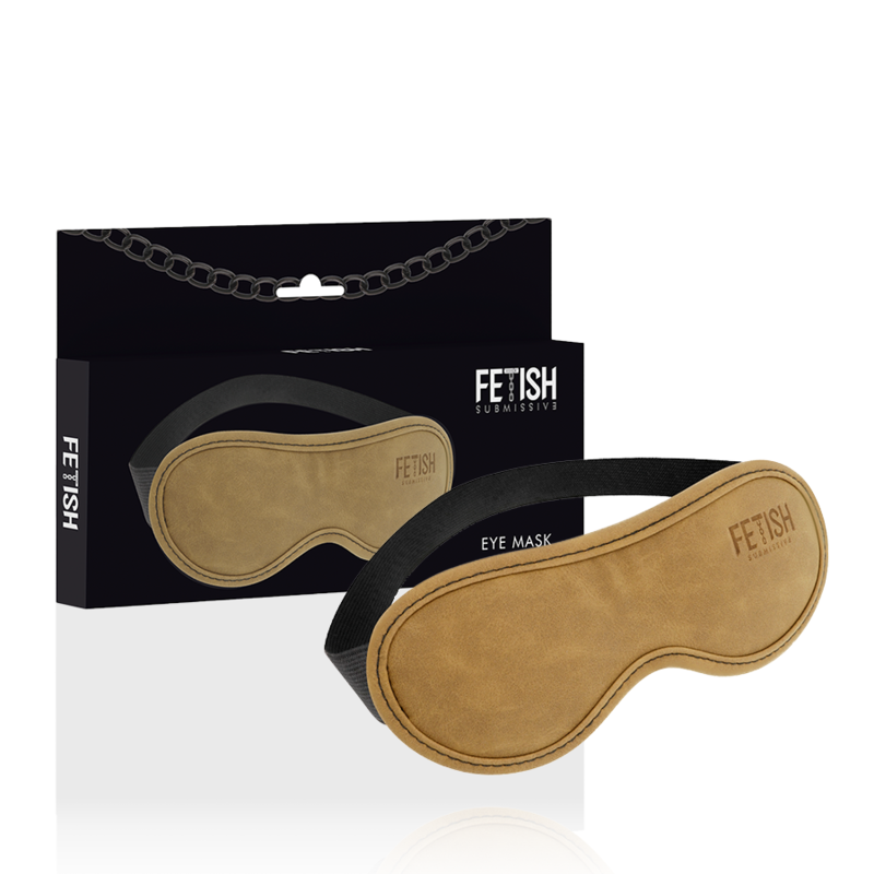 FETISH SUBMISSIVE ORIGEN - MASQUE EN CUIR VÉGAN AVEC DOUBLURE EN NÉOPRÈNE FETISH SUBMISSIVE ORIGIN