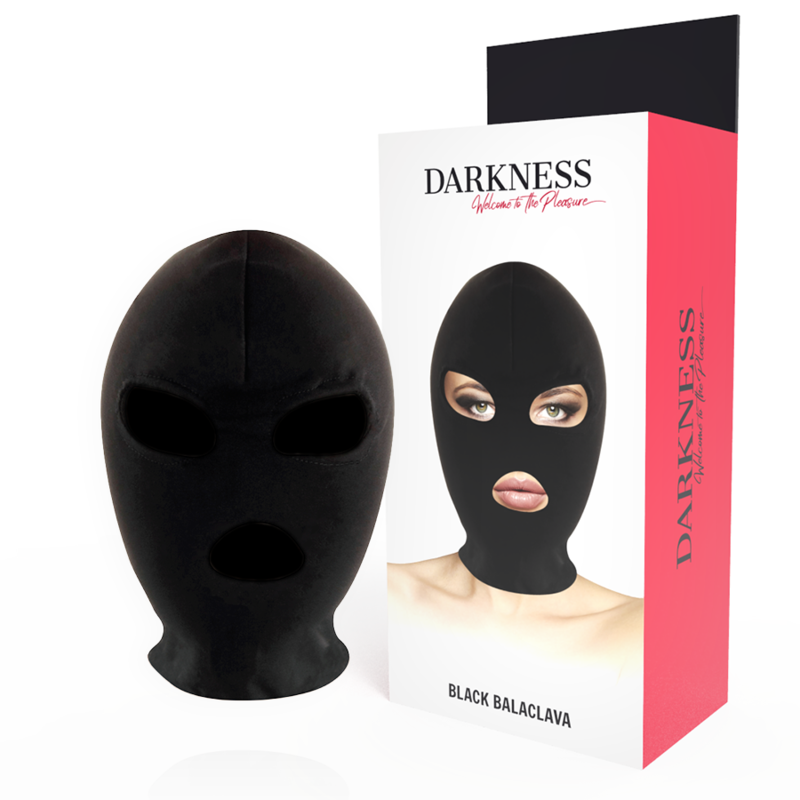 DARKNESS - MASQUE DE SOUMISSION BDSM BOUCHE ET YEUX NOIR - Sensualia