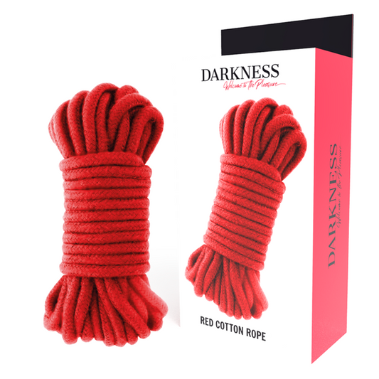 DARKNESS - CORDE JAPONAISE 10 M ROUGE DARKNESS BONDAGE