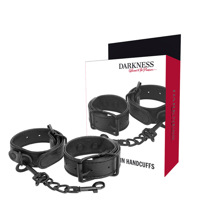 DARKNESS - MENOTTES TEXTURÉES LARGES ET MINCE DARKNESS BONDAGE