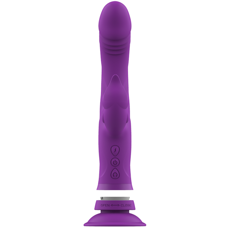 INTENSE - VIBRATEUR EN SILICONE CASANOVA RABBIT TRIPLE MOTEUR VIOLET - Sensualia