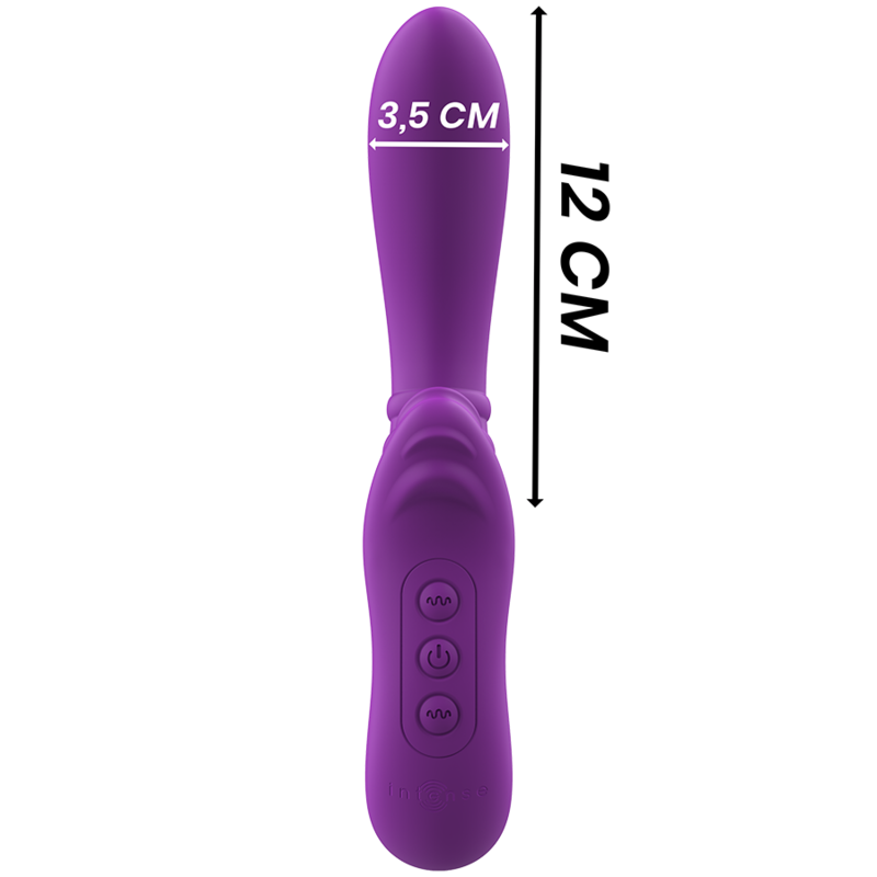 INTENSE - VIBRATEUR FLEXIBLE HARRY AVEC LANGUE VIOLET - Sensualia