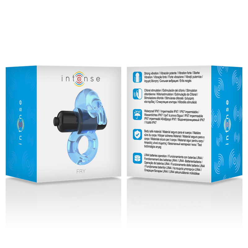INTENSE - ANNEAU VIBRANT BLEU FRY - Sensualia