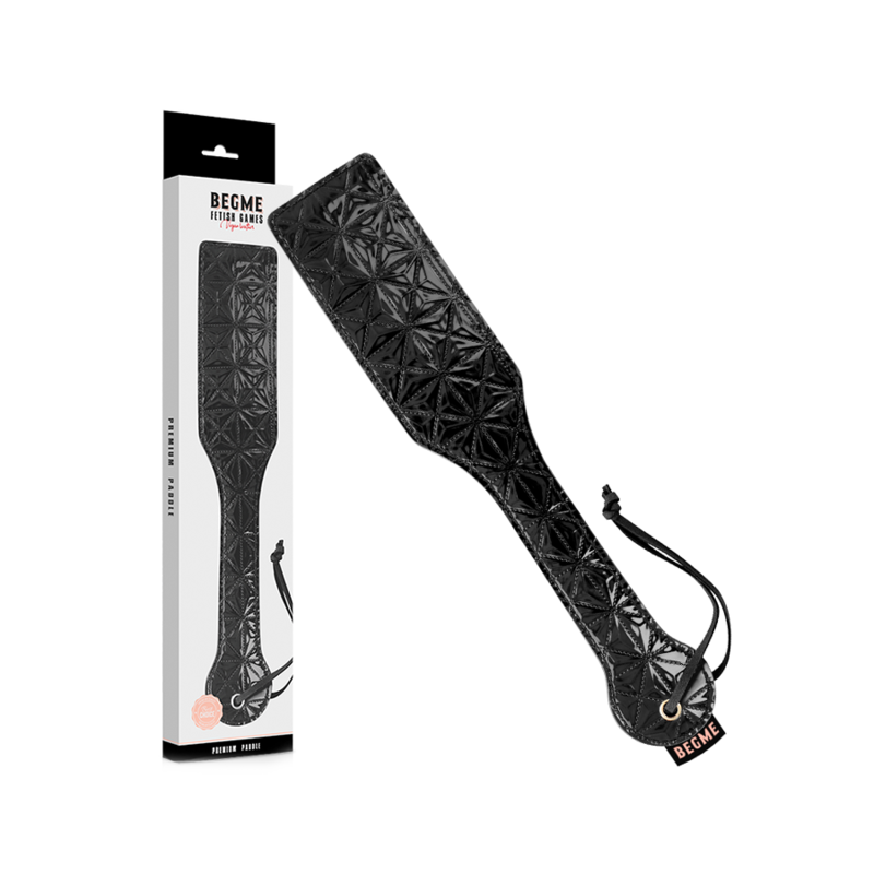 BEGME - PADDLE EN CUIR VÉGÉTALIEN ÉDITION NOIRE BEGME BLACK EDITION