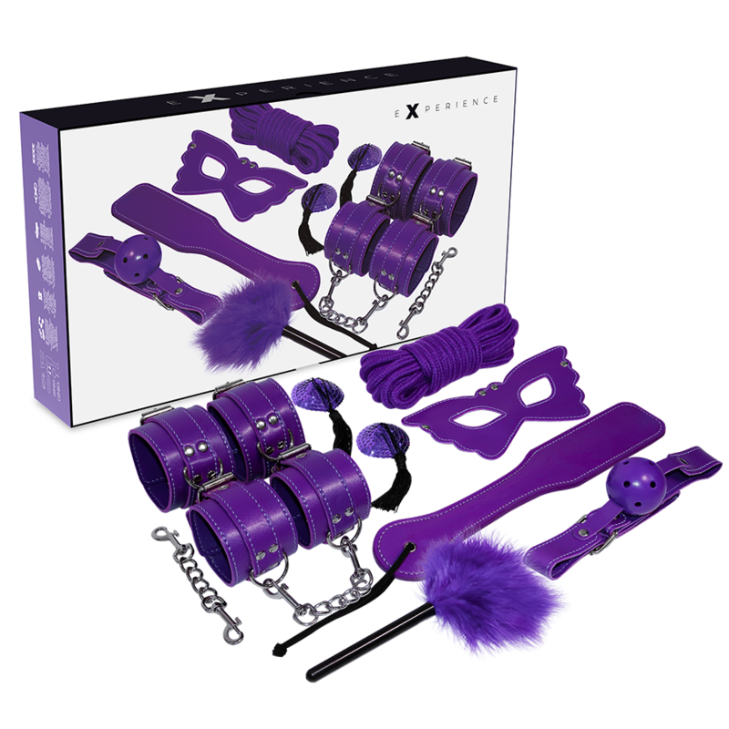 EXPERIENCE - KIT FÉTICHE BDSM SÉRIE VIOLET - Sensualia