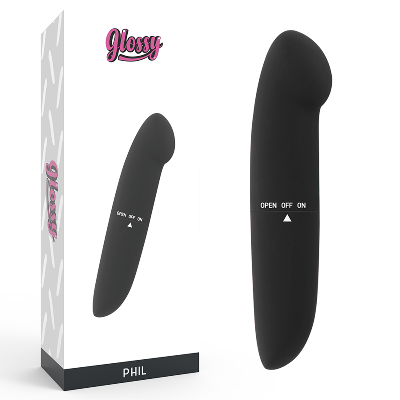 GLOSSY - VIBRATEUR PHIL NOIR - Sensualia