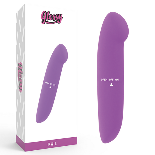 GLOSSY - VIBRATEUR PHIL VIOLET GLOSSY