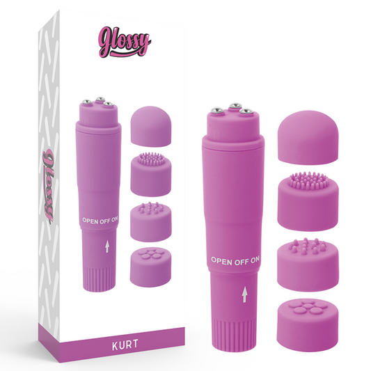 GLOSSY - MASSEUR DE POCHE KURT VIOLET GLOSSY