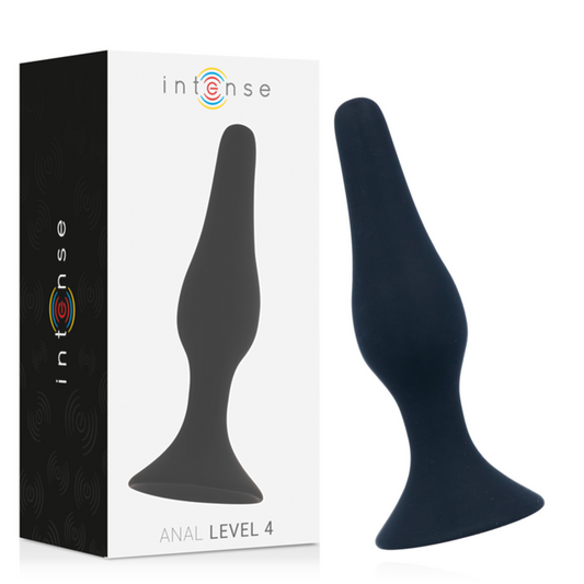 INTENSE - ANAL NIVEAU 4 15,5CM NOIR INTENSE ANAL TOYS