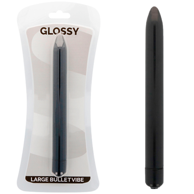 GLOSSY - VIBRATEUR SLIM NOIR - Sensualia