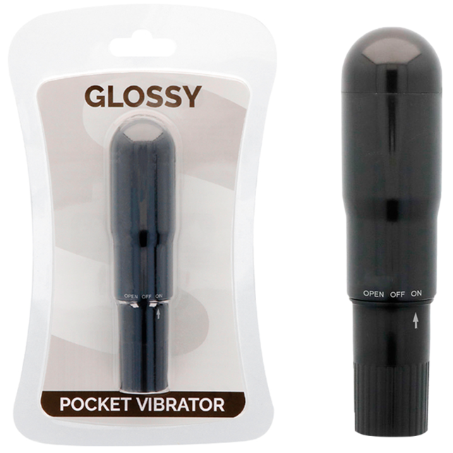 GLOSSY - VIBRATEUR DE POCHE NOIR - Sensualia