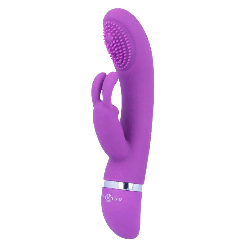 INTENSE - VIBRATEUR OSCILLANT SUSY SILICON RABBIT LILAS - Sensualia