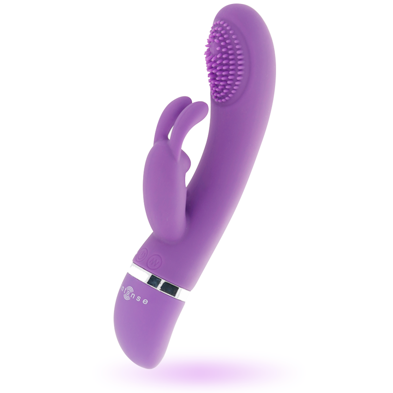 INTENSE - VIBRATEUR OSCILLANT SUSY SILICON RABBIT LILAS - Sensualia