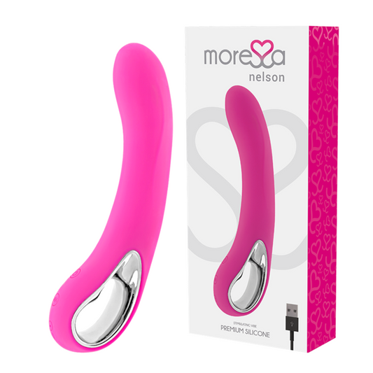 MORESSA - NELSON RECHARGEABLE EN SILICONE PREMIUM - Sensualia