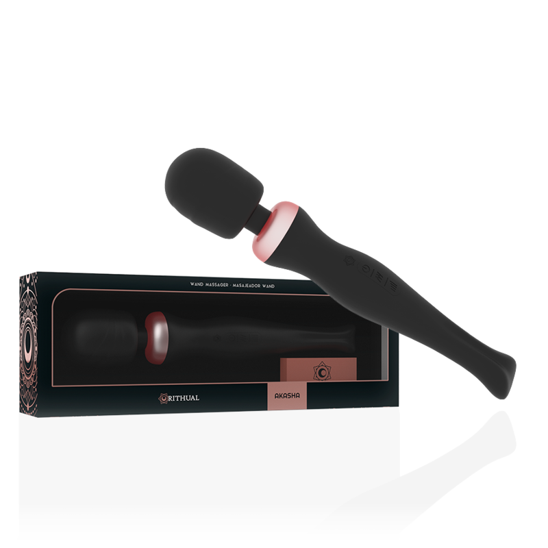 RITHUAL - BAGUETTE AKASHA PUISSANTE RECHARGEABLE 2.0 NOIRE - Sensualia