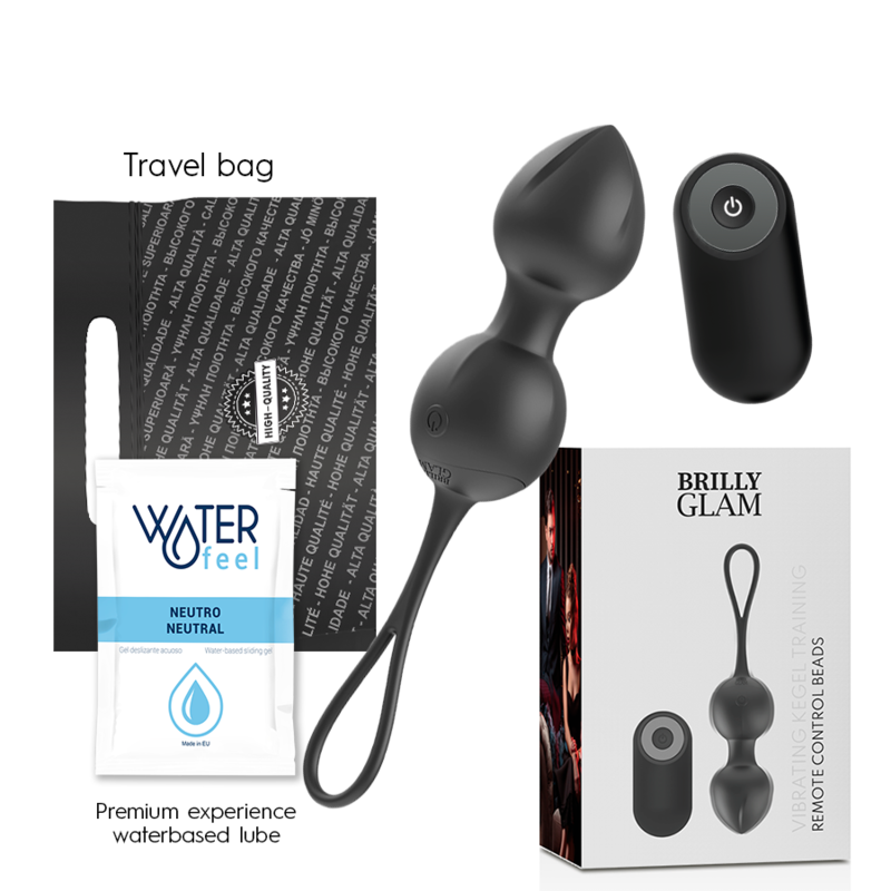 BRILLY GLAM - PERLES DE KEGEL VIBRANTES TÉLÉCOMMANDE - Sensualia