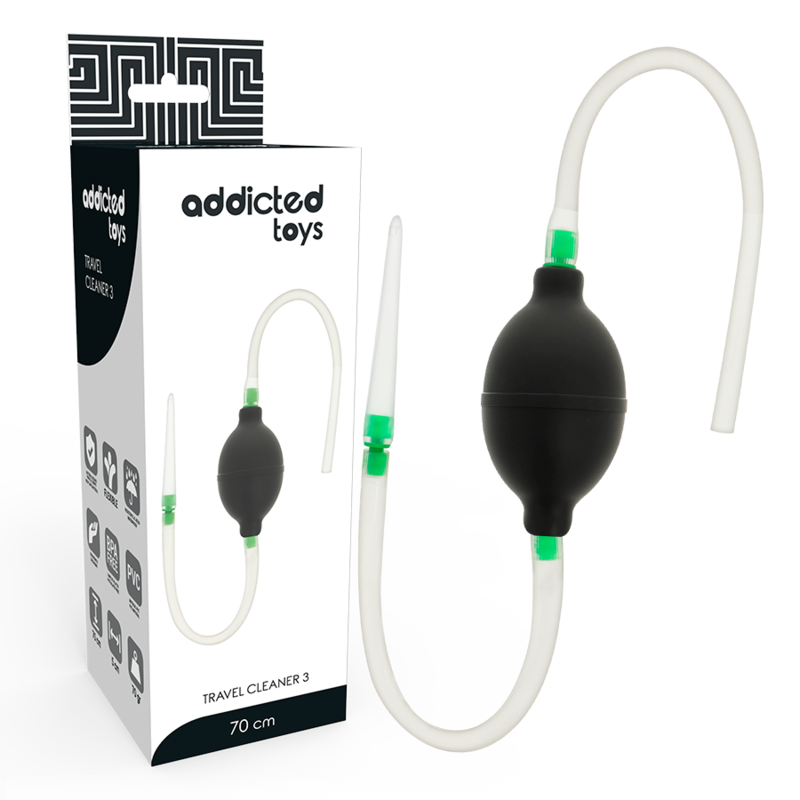 ADDICTED TOYS - ENSEMBLE DE LAVAGE NOIR - Sensualia
