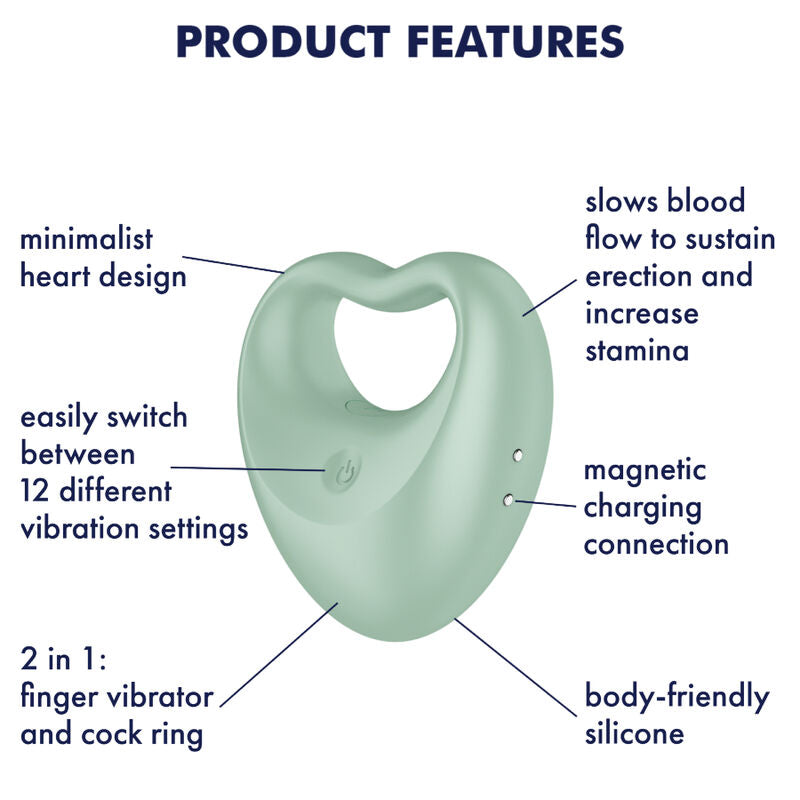 SATISFYER - PAIRE PARFAITE 3 VERT - Sensualia