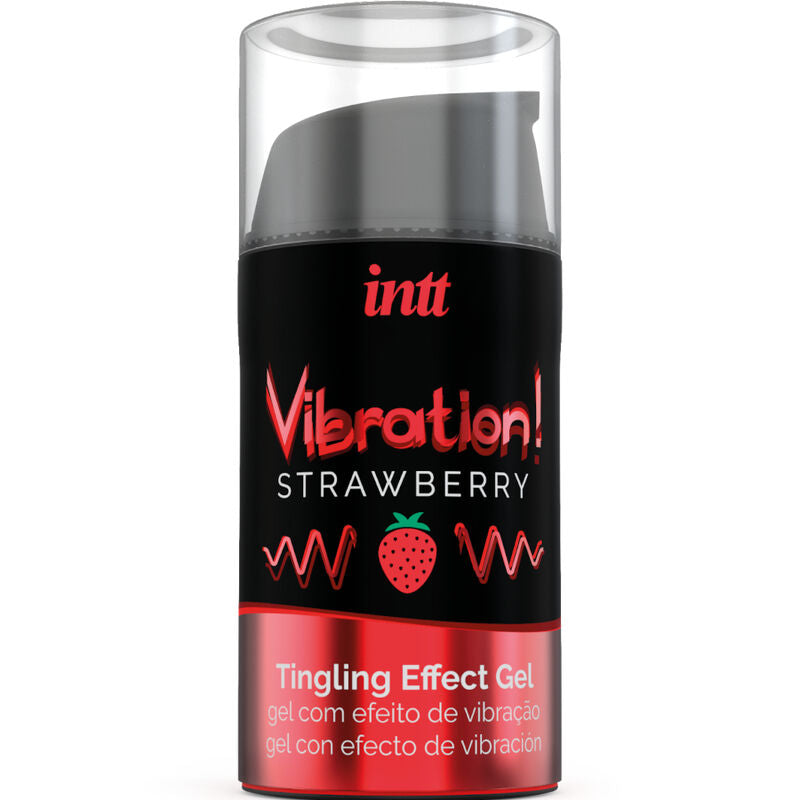 INTT - PUISSANT STIMULANT INTIME GEL VIBRANT LIQUIDE FRAISE 15 ML - Sensualia