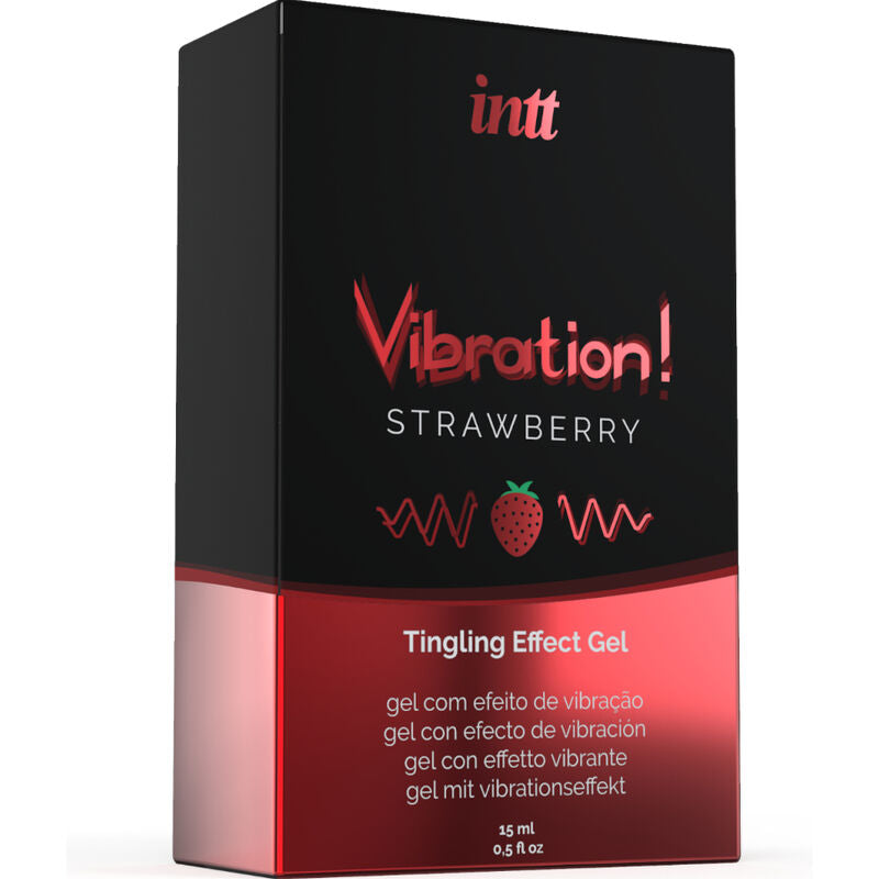 INTT - PUISSANT STIMULANT INTIME GEL VIBRANT LIQUIDE FRAISE 15 ML - Sensualia