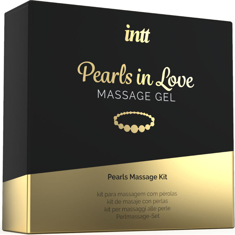 INTT MASSAGE & ORAL SEX - PERLES AMOUREUSES AVEC COLLIER DE PERLES ET GEL DE SILICONE - Sensualia