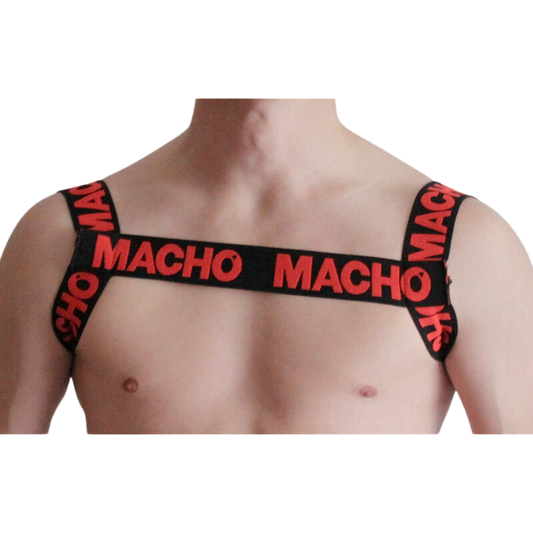 MACHO - HARNAIS ROUGE - Sensualia