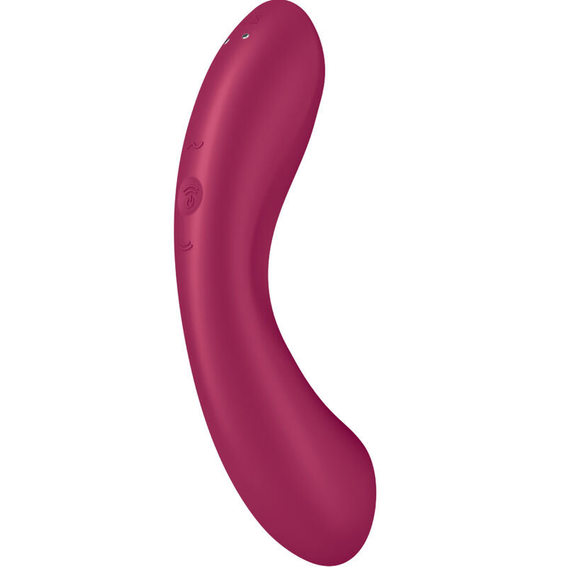 SATISFYER - CURVE TRINITY 1 AIR PULSE VIBRATION GRIS - Sensualia