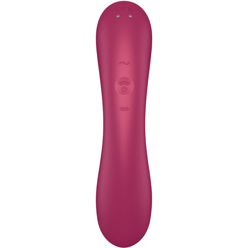 SATISFYER - CURVE TRINITY 1 AIR PULSE VIBRATION GRIS - Sensualia