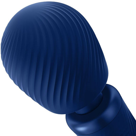 FUN FACTORY - VIM WAND RUMBLE VIBRADOR RECARGABLE SILICONA NARANJA - Sensualia
