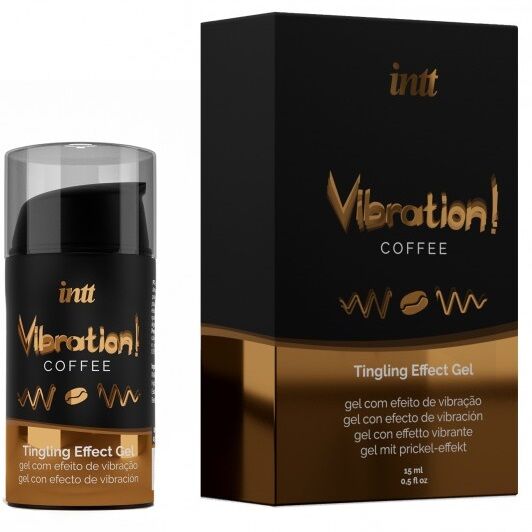 INTT MASSAGE & ORAL SEX - GEL DE MASSAGE SAVEUR CAFÉ EFFET CHAUD - Sensualia