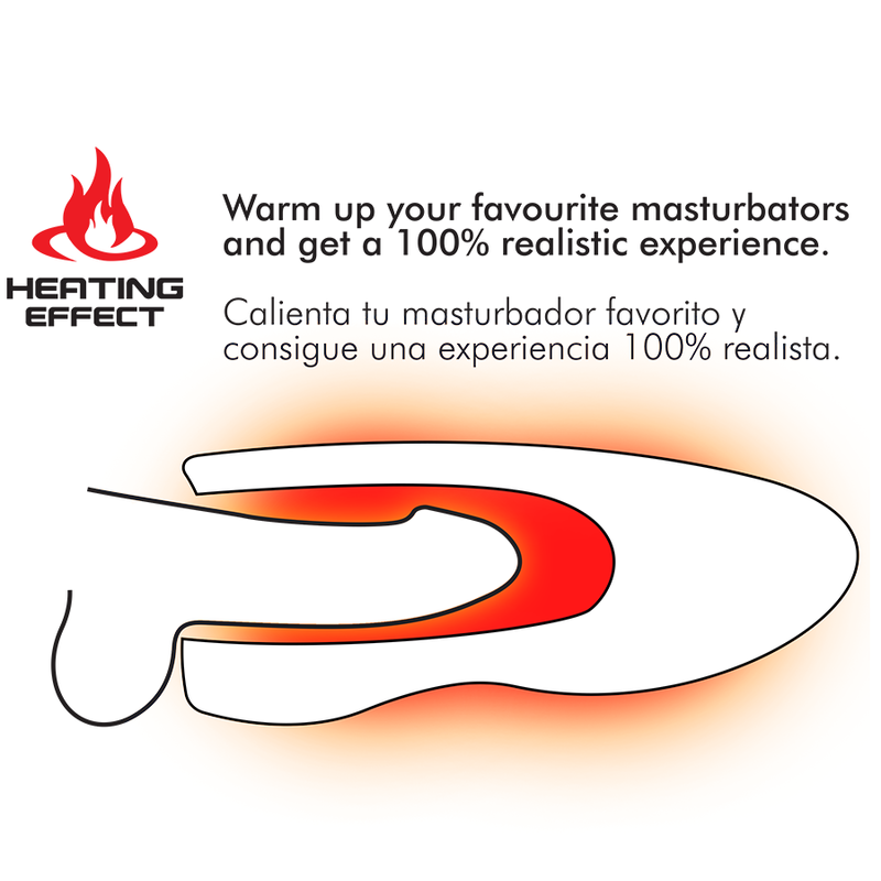 JAMYJOB - MASTURBATEUR CHAUFFANT ET ROTATION SPIN-X - Sensualia