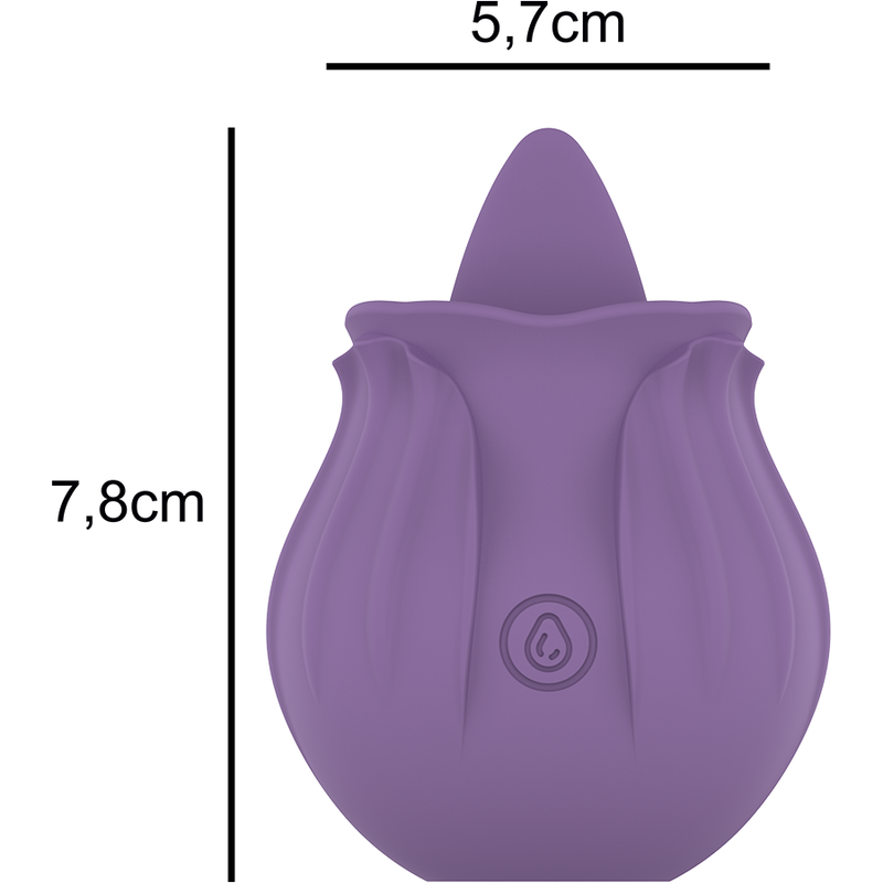 INTENSE - VIOLET CL TORIS STIMULATEUR 10 VIBRATIONS LILAS - Sensualia