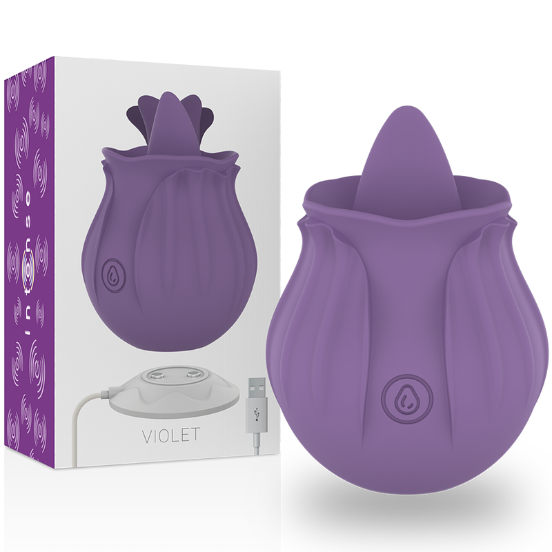 INTENSE - VIOLET CL TORIS STIMULATEUR 10 VIBRATIONS LILAS - Sensualia