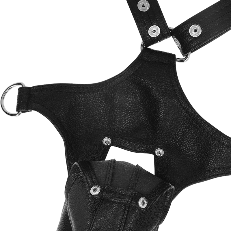 FETISH SUBMISSIVE ATTITUDE - HARNAIS JOCK STRAP EN CUIR ÉCOLOGIQUE POUR HOMMES - Sensualia