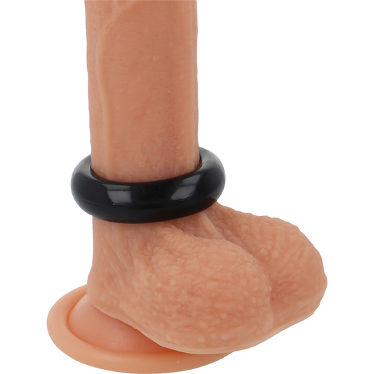 POWERING - ANNEAU PÉNIS SUPER FLEXIBLE ET RÉSISTANT 3.8CM PR04 NOIR POWERING